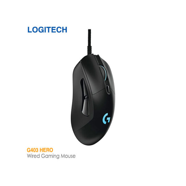 موس گیمینگ با سیم لاجیتک G403 hero gaming