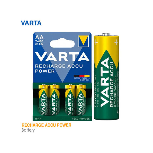 باتری شارژی قلمی 2600 میلی آمپر وارتا