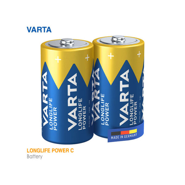 باتری لانگ لایف پاور تیپ C وارتا