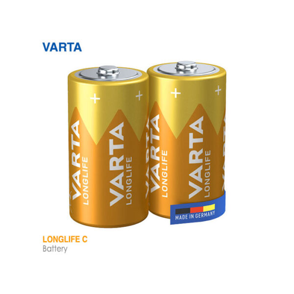 باتری لانگ لایف تیپ C وارتا