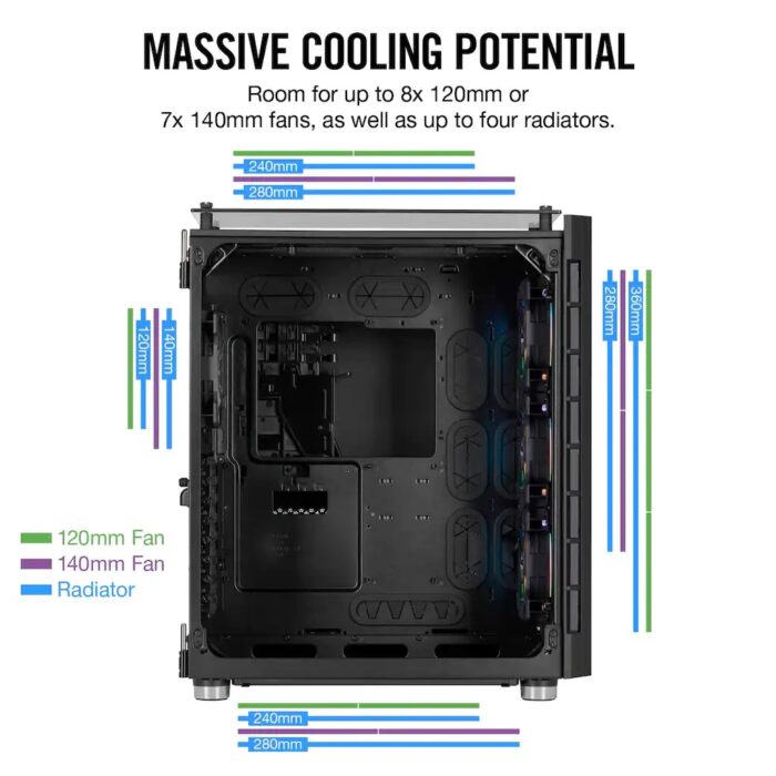 کیس کورس ایر 680x rgb bk