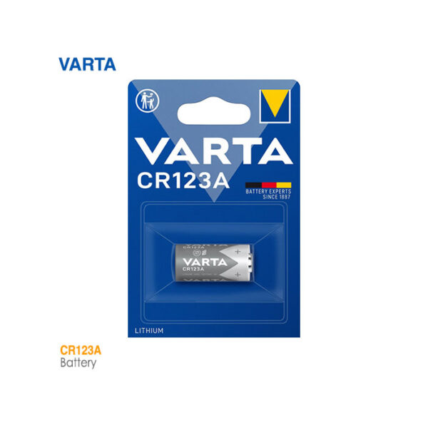 باتری سیلندری CR123A وارتا
