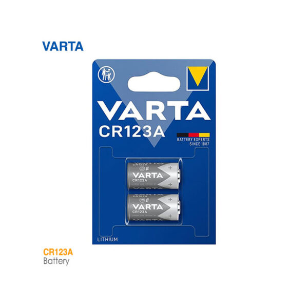 باتری سیلندری CR123A وارتا