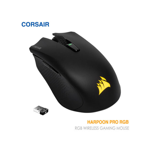 موس بی سیم کورس ایر harpoon pro rgb