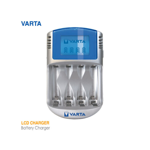 شارژر باتری نمایشگردار 4تایی وارتا