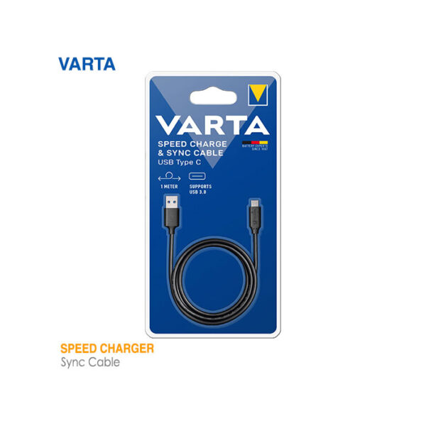 سیم شارژ Type C وارتا Speed Charge & Sync Cable USB Type C