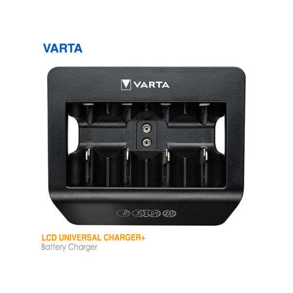 شارژر باتری چندگانه وارتا +LCD Universal Charger