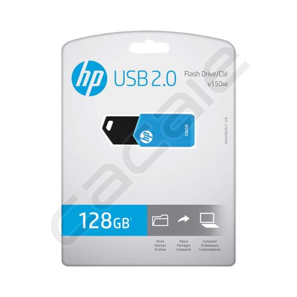 فلش مموری hp v150w 128gb usb 2.0 اچ پی