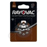 باتری سمعک ریوواک Rayovac سایز 312 بسته 8 عددی