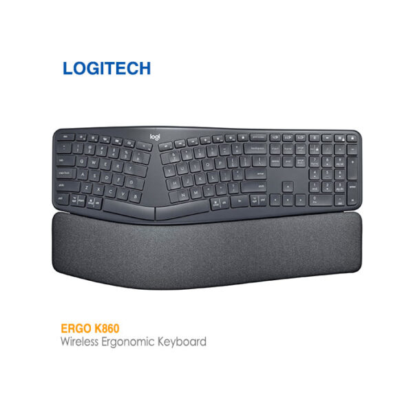 کیبورد بی سیم ارگونومیک لاجیتک ERGO K860