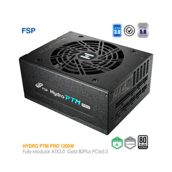 پاور 1200 وات فول‌ماژولار اف اس پی HYDRO PTM PRO ATX3 PCIe5
