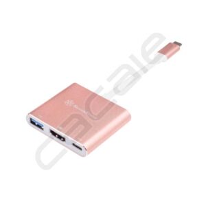 مبدل USB3.1 تایپ C به HDMI و USB تایپ A و C سیلور استون مدل EP08