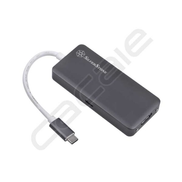 مبدل USB3.1 تایپ C به USB تایپ C, A و HDMI سیلور استون مدل EP14