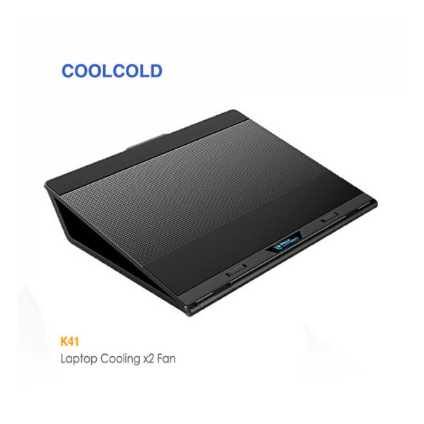 پایه خنک کننده لپ تاپ 2 فن کول کلد K41