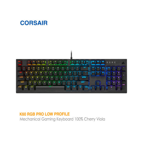 کیبورد مکانیکال کورس ایر K60 RGB PRO LOW PROFILE