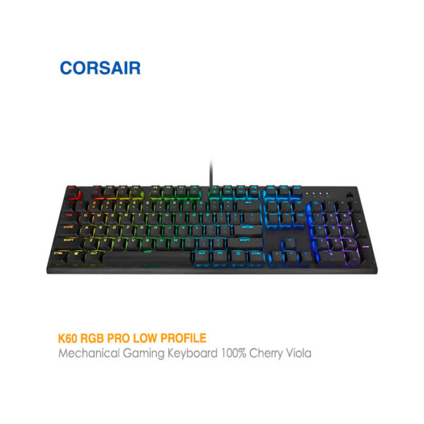 کیبورد مکانیکال کورس ایر K60 RGB PRO LOW PROFILE