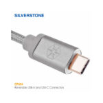 سیم شارژ USB A چرخشی به تایپ C مدل CPU04 سیلوراستون