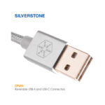سیم شارژ USB A چرخشی به تایپ C مدل CPU04 سیلوراستون