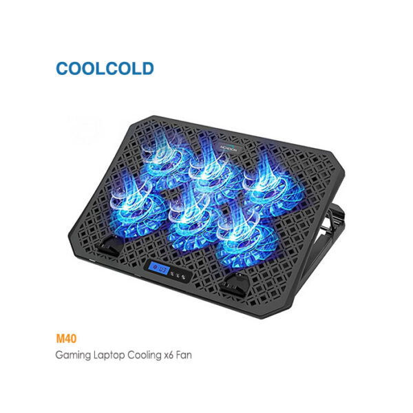 پایه خنک کننده لپ تاپ 6 فن کول کلد M40