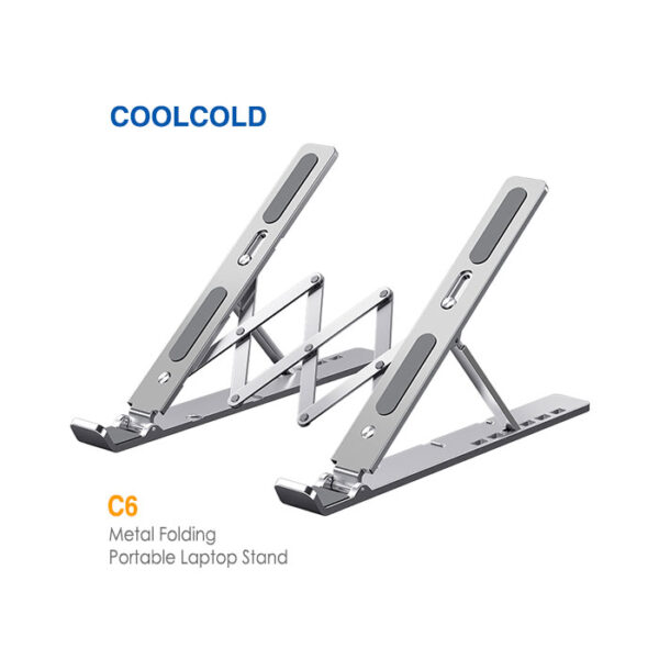 پایه تاشو لپ تاپ کول کلد C6