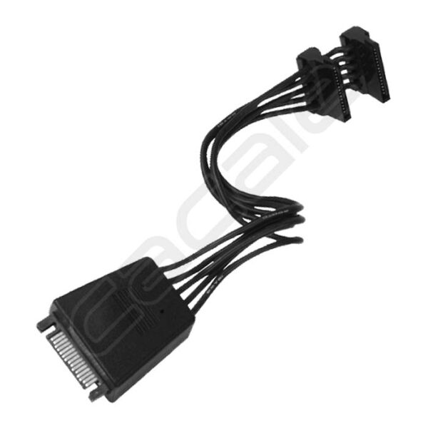 کابل هاب 1 به 2 کانکتور تغذیه ساتا CP06-E2 سیلوراستون