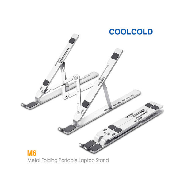 پایه نگهدارنده تاشو لپ تاپ M6 کول کلد