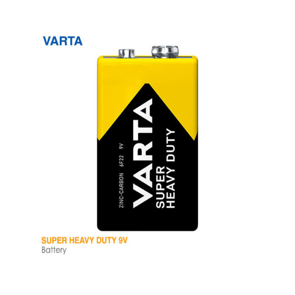 باتری کتابی 9V وارتا Super Heavy