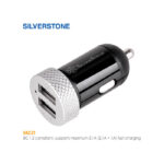 شارژر فندکی Dual USB مدل VAC21 سیلوراستون