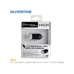 شارژر فندکی Dual USB مدل VAC21 سیلوراستون