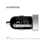 شارژر فندکی Dual USB مدل VAC21 سیلوراستون