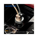 شارژر فندکی Dual USB مدل VAC21 سیلوراستون