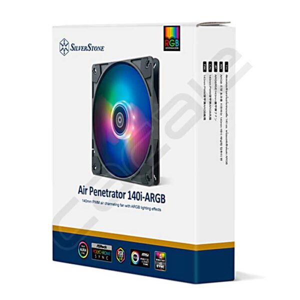خنک کننده کیس Air Penetrator 140i ARGB سیلوراستون