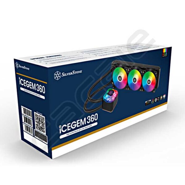 خنک کننده پردازنده IceGem 360P ARGB سیلوراستون