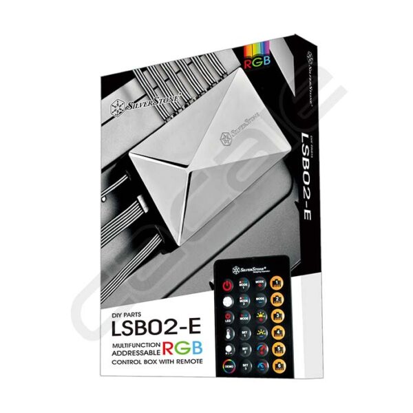 هاب تغذیه فن کیس LSB02 ARGB سیلوراستون