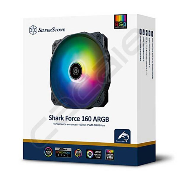 خنک کننده کیس SF160 ARGB سیلوراستون