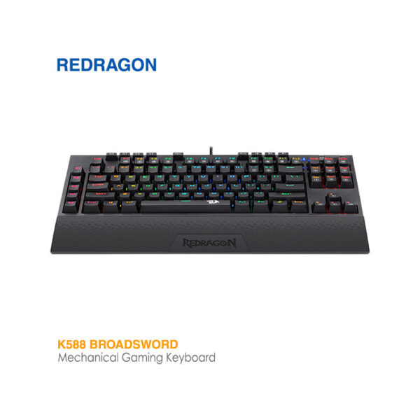 کیبورد گیمینگ مکانیکی ردراگون K588 Broadsword RGB