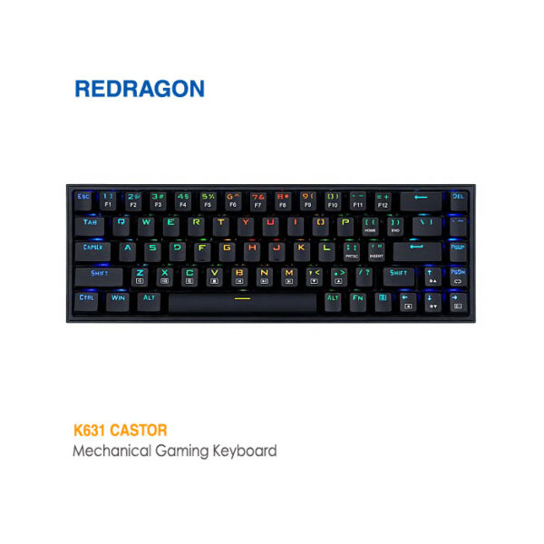 کیبورد گیمینگ مکانیکی ردراگون K631 Castor RGB