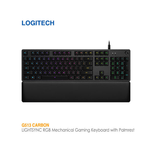 کیبورد مکانیکی مخصوص بازی لاجیتک مدل G513