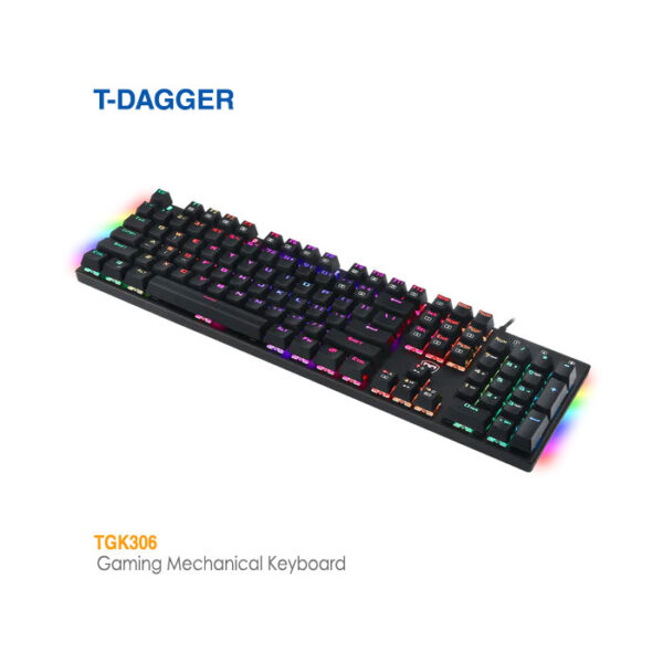 کیبورد گیمینگ مکانیکی تی دگر T-TGK306