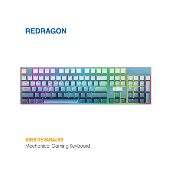 کیبورد گیمینگ مکانیکی ردراگون K556 Devarajas GWB RGB 