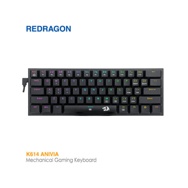 کیبورد گیمینگ مکانیکی ردراگون K614 Anivia RGB pro