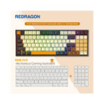 کیبورد گیمینگ مکانیکی ردراگون K636 KITAVA CLO RGB