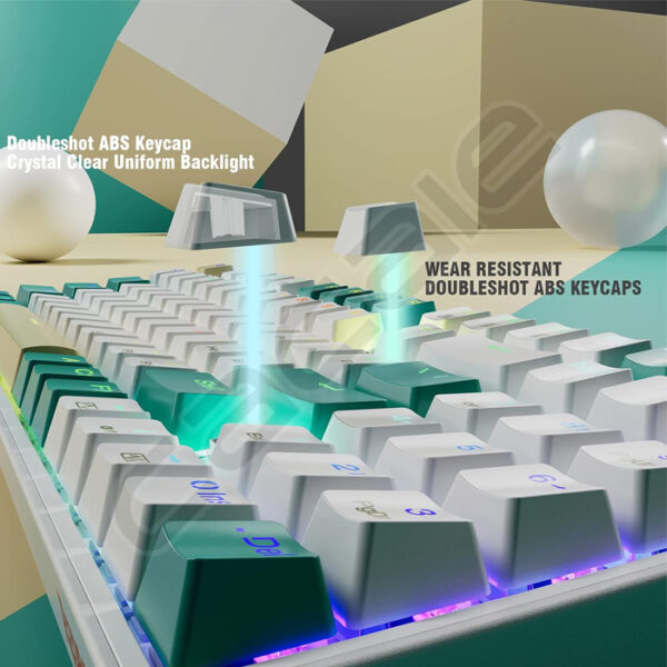  کیبورد گیمینگ مکانیکی K643 WGC PRO VEIGAR ردراگون 