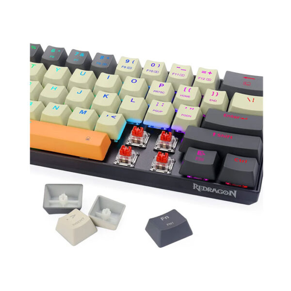  کیبورد گیمینگ مکانیکی ردراگون CARAXES PRO K644 CGO