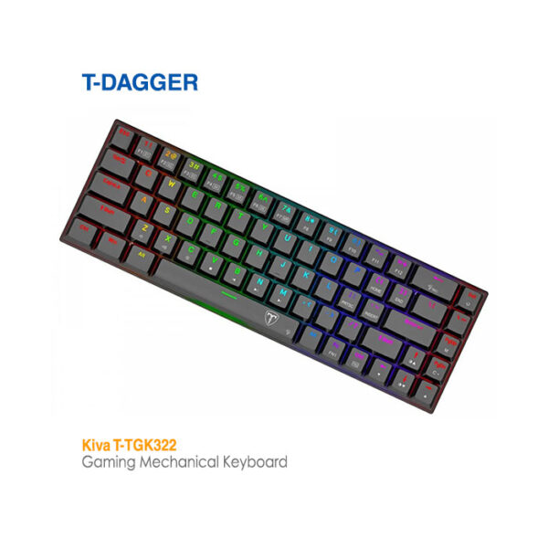 کیبورد مکانیکال گیمینگ تی دگر Kiva T-TGK322
