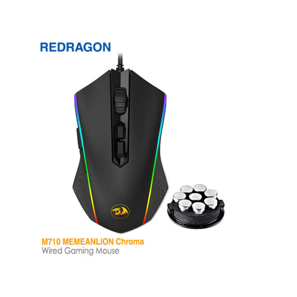 موس گیمینگ ردراگون M710 MEMEANLION Chroma
