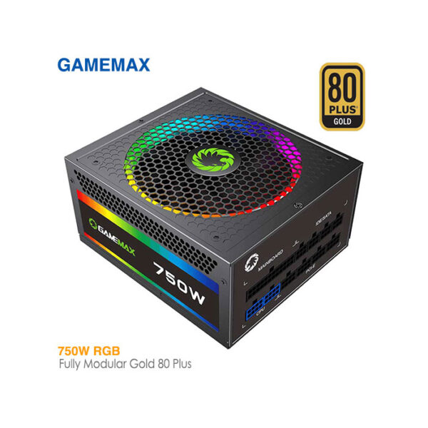 پاور 750 وات گیم مکس 750RGB GOLD