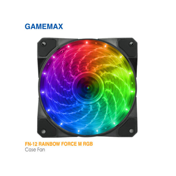 خنک کننده کیس گیم مکس FN-12 RAINBOW FORCE M RGB