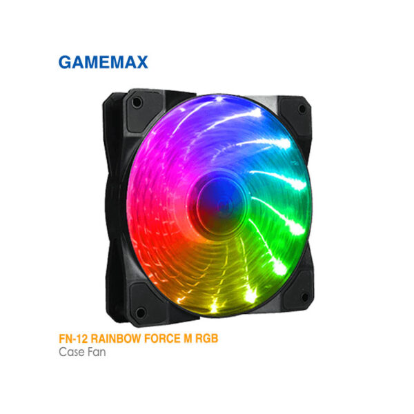خنک کننده کیس گیم مکس FN-12 RAINBOW FORCE M RGB