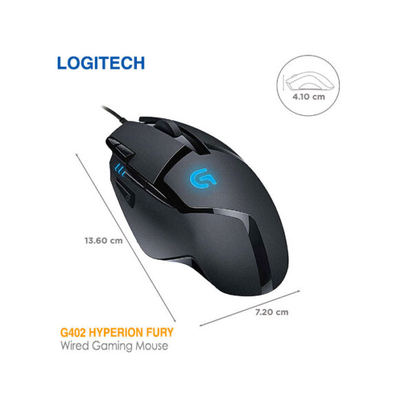 موس باسیم لاجیتک G402 HYPERION FURY